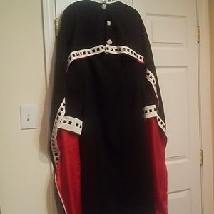 Two piece dress and cape